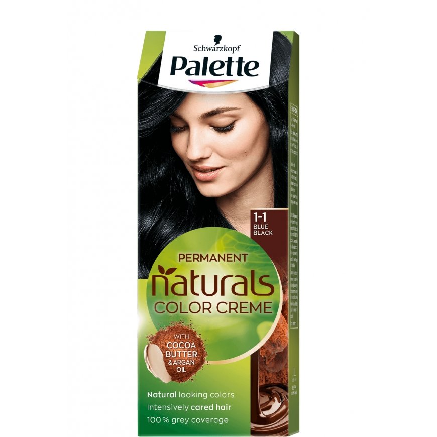 Schwarzkopf Palette Natural Colors juuksevärv Must
