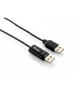 Equip 133339 USB kabelis USB 2.0 1,8 m USB A Melns