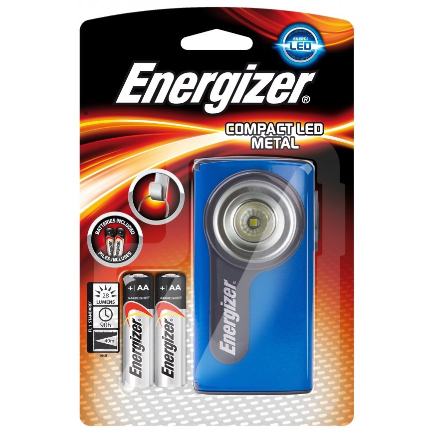 Energizer Compact LED 3x AAA Blue, Metallic Universal flashlight