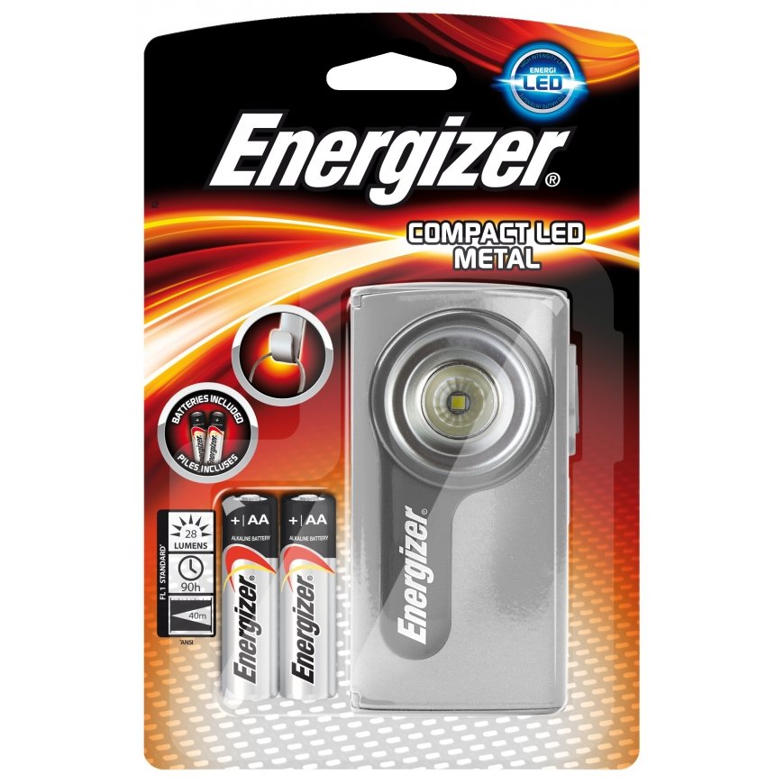 Energizer Compact LED 3x AAA Sinine, Metallik Universaalne taskulamp – 2