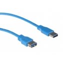 Maclean MCTV-585 USB kabelis USB 3.2 Gen 1 (3.1 Gen 1) 3 m USB A Mėlyna Maclean MCTV-585 USB kabelis USB 3.2 Gen 1 (3.1 Gen 1) 3 m USB A Mėlyna
