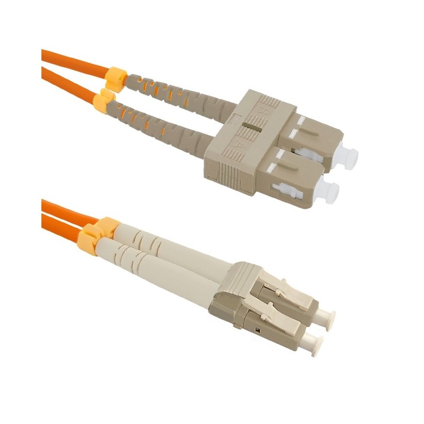 Qoltec 54042 InfiniBand ja kiudoptilised kaablid 5 m SC LC Oranž