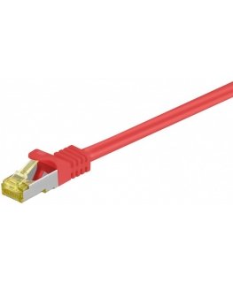 Goobay 7.5m Cat7 S/FTP networking cable Red S/FTP (S-STP)