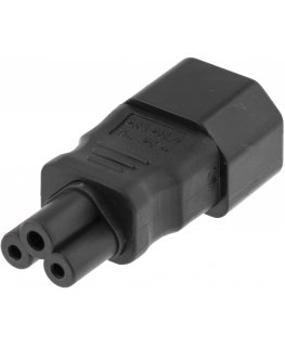 Deltaco DEL-1011 toitekaabel Must IEC C14 IEC C5