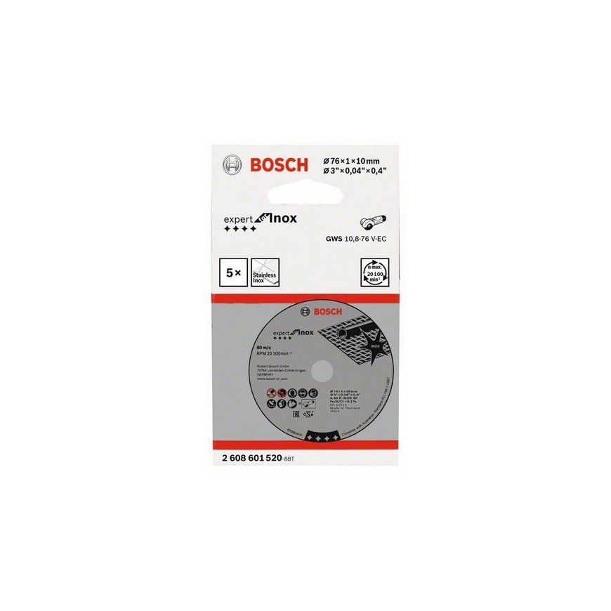 Bosch 2 608 601 520 аксессуар для угловых шлифмашин Ріжучий диск – 2