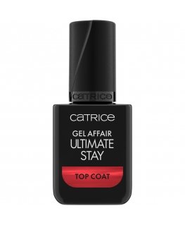 CATRICE GEL AFFAIR Ultimate Stay Top Coat virslaka nagiem Caurspīdīgs
