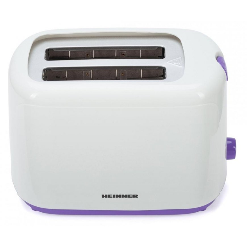 Heinner TP-750BG 6 2 šķēle (-s) 750 W Violets, Balts – 2