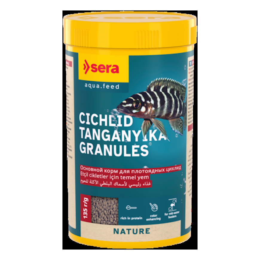 Grimstoša granulēta barība gaļēdāju cihlīdām - Sera Granured, 25