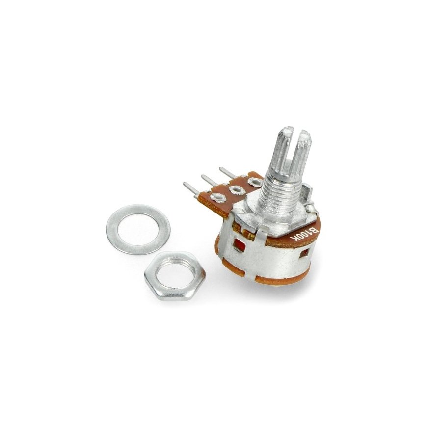 Oem Sukamasis potentiometri 100kΩ lineaarinen kytkimellä 1/8W - 5 kpl – 2