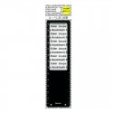 Universal book marker with magnifying glass and ruler, black DLR-D Universal book marker with magnifying glass and ruler, black DLR-D