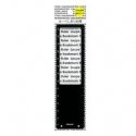 Universal book marker with magnifying glass and ruler, black DLR-D Universal book marker with magnifying glass and ruler, black DLR-D