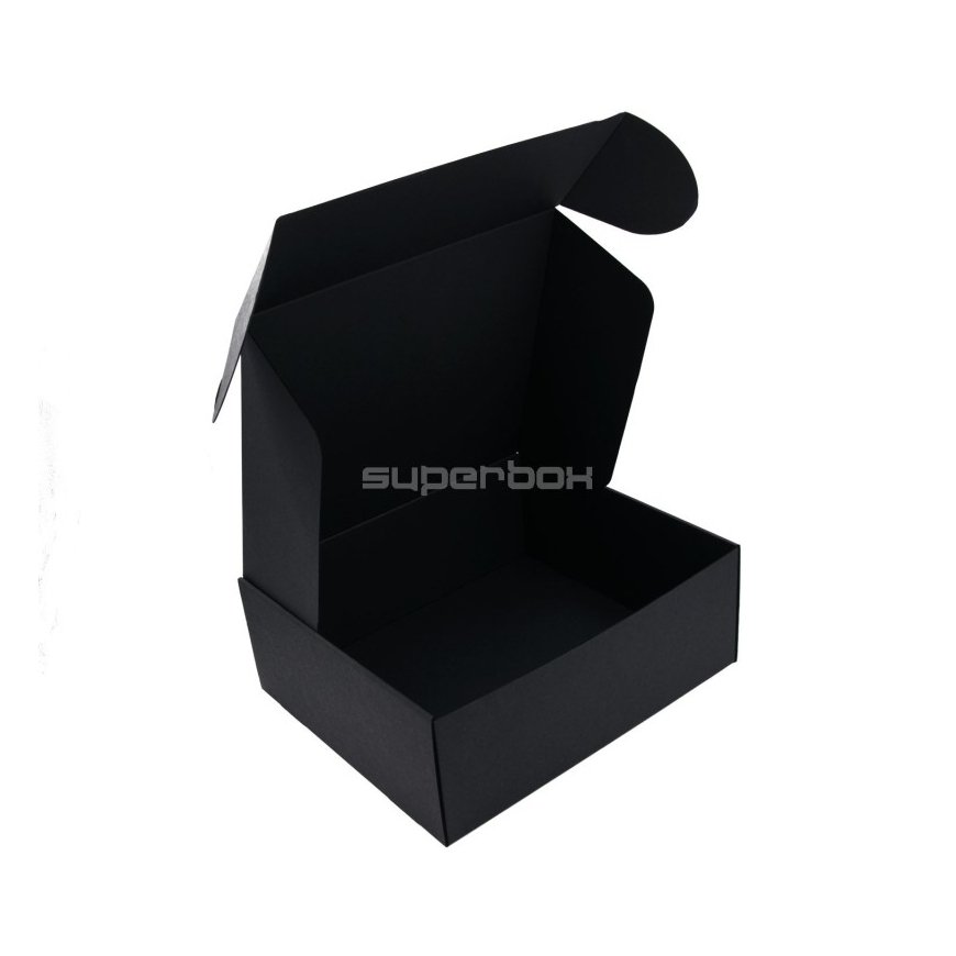 Superbox Gift Box, black, large, 13cm high – 2