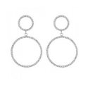 Troli VHLLE2008G gold-plated round single earring with zirconia Troli VHLLE2008G gold-plated round single earring with zirconia