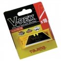 Tajima V-Rex trapecveida asmeņi, 10 gab., dozatorā Tajima V-Rex trapecveida asmeņi, 10 gab., dozatorā