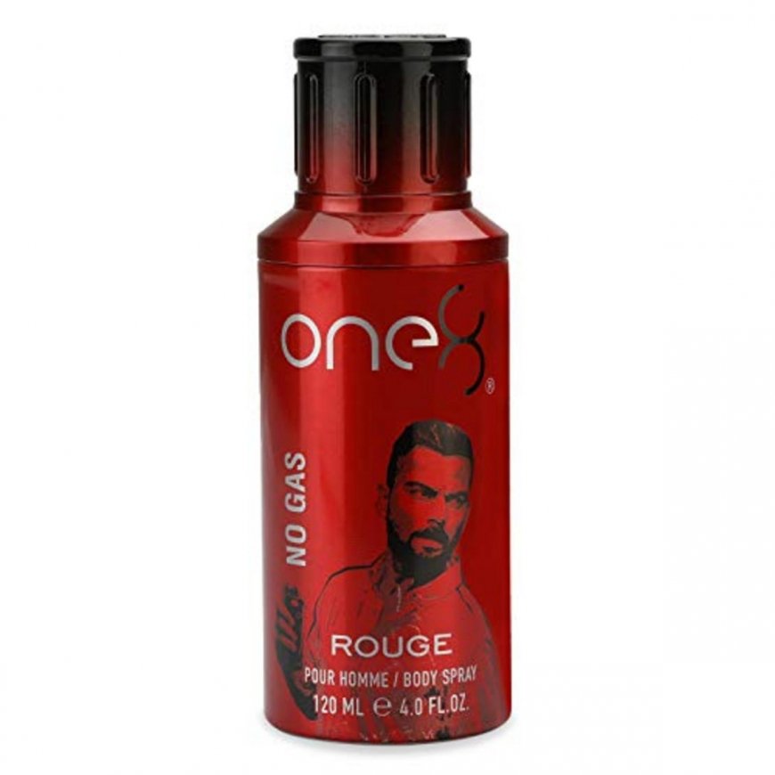 One 8 Rouge Scented Spray for Men, 120 ml