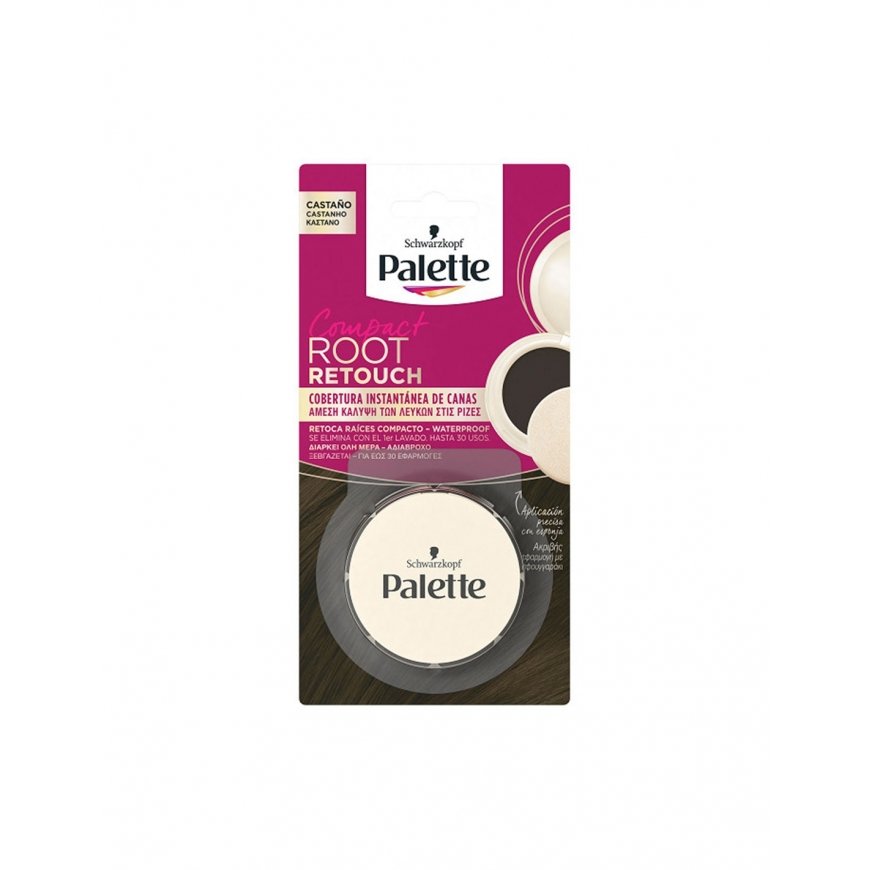 Schwarzkopf Adult Roots Corrector Palette Compact Root Retouch Brown, 3g