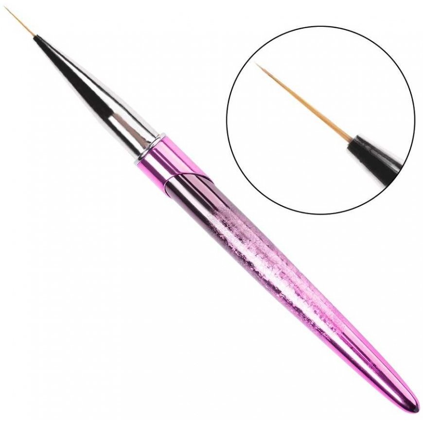 Cosmetics Zone Purpurinis 10 mm Decorating Brush 3