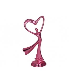 Pink Plastic Figurine - Dance