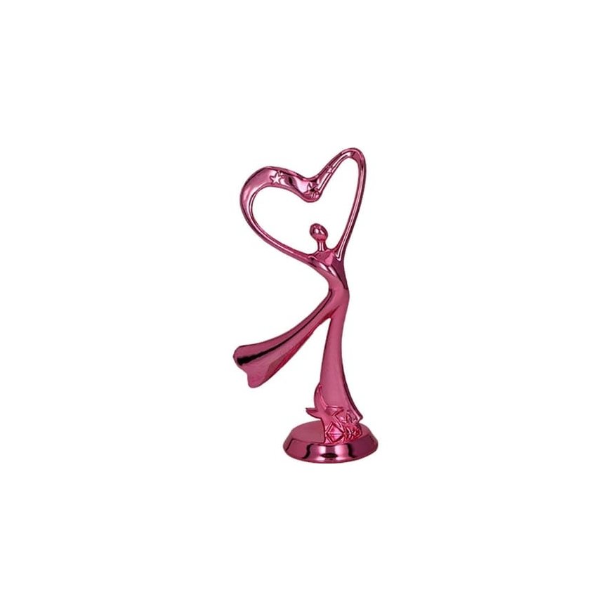 Pink Plastic Figurine - Dance