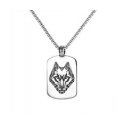 Modern Steel Wolf VGX1824 Necklace