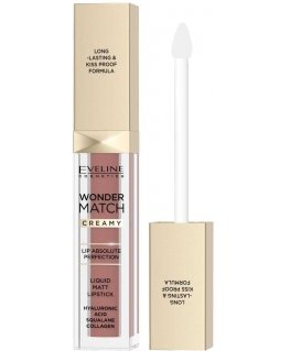 Eveline Cosmetics Wonder Match voidepasteiset matta huulipunat 09 Dream Nude, 6,8 ml