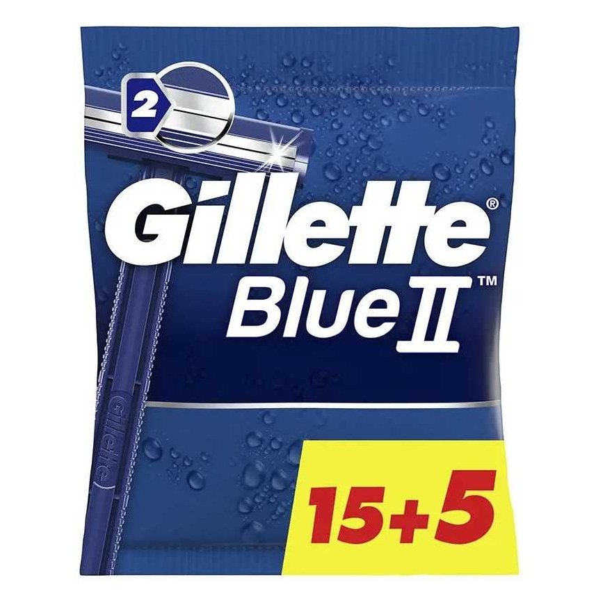 Gillette Blue II skuvekļa asmens 15+5