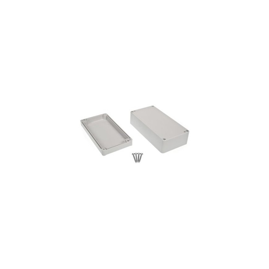 Plastic box Kradex Z58J light gray 158x82x55mm