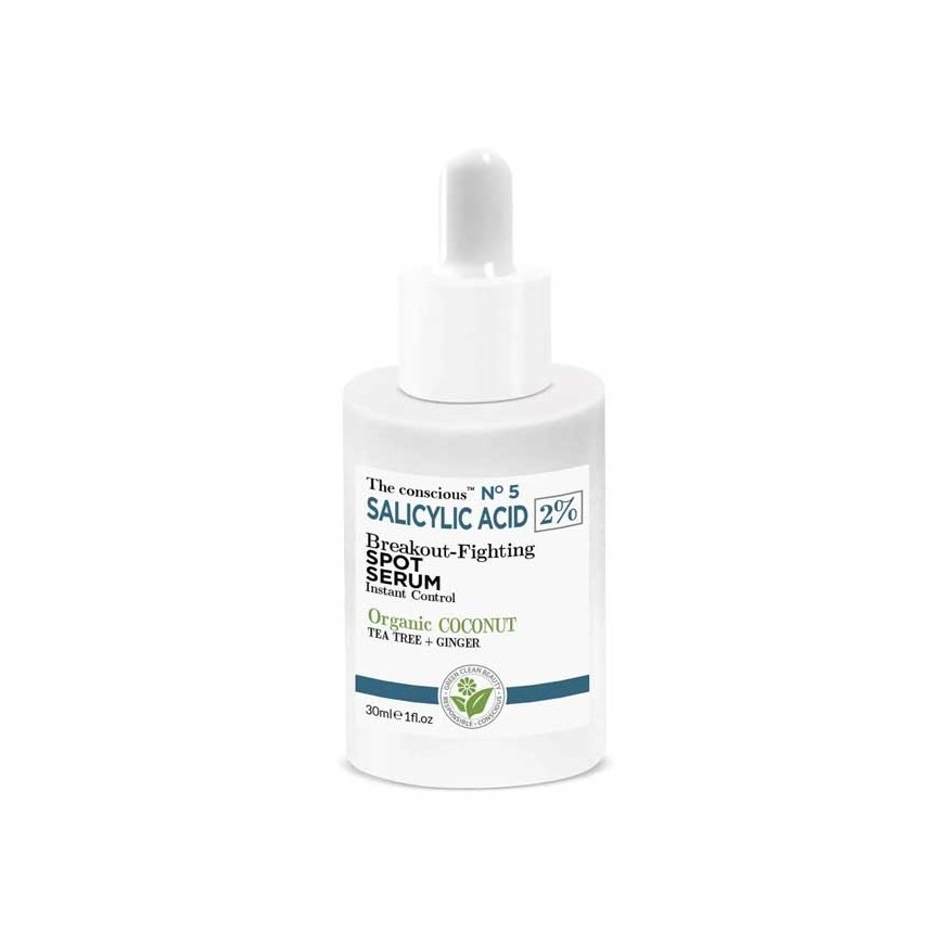 The Conscious Salicylic Acid Facial Serum Coconut (30 ml)