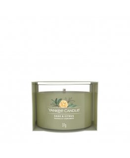 Yankee Candle Sage & Citrus wax candle Round Green 1 pc(s)