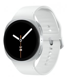 Samsung Galaxy Watch 8 3,81 cm (1.5") AMOLED 44 mm Digitaalne 480 x 480 pikslit Puutetundlik ekraan Hõbe WiFi GPS (satelliit)