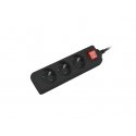 Lanberg PS1-03E-0150-BK pikendusjuhe 1,5 m 3 vahelduvvoolu kontakt Hoonesisene Must Lanberg PS1-03E-0150-BK pikendusjuhe 1,5 m 3 vahelduvvoolu kontakt Hoonesisene Must