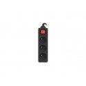 Lanberg PS1-03E-0150-BK power extension 1.5 m 3 AC outlet(s) Indoor Black