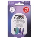 Wild Stripes Закрывающие полоски для рта для поддержки носового дыхания ночью (Патчи для рта) 20 шт. Уход за кожей лица Унисекс Wild Stripes Закрывающие полоски для рта для поддержки носового дыхания ночью (Патчи для рта) 20 шт. Уход за кожей лица Унисекс