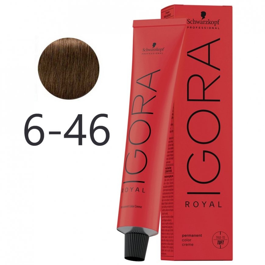 Schwarzkopf Igora Royal краска для волос длительного действия 60 мл - 6-46