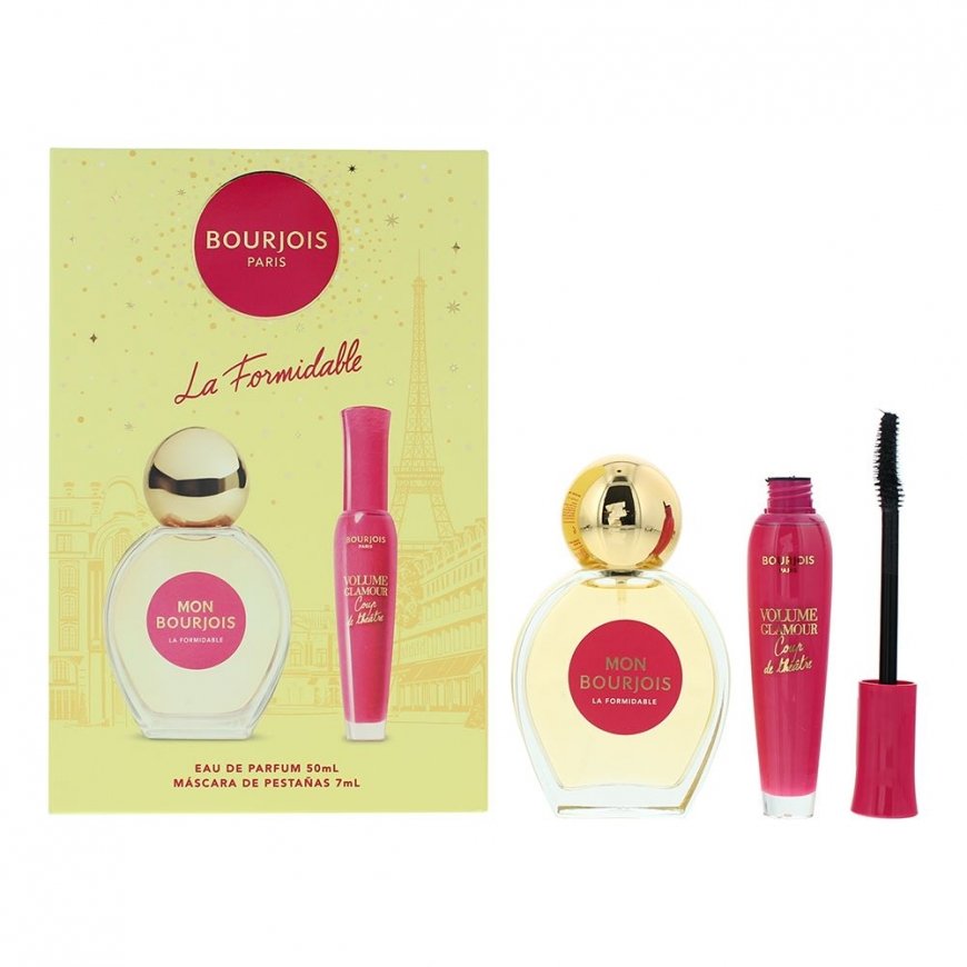 Bourjois Set: La Formidable Eau De Parfum for Women, 50 ml + Volume Glamour Black Mascara, 7 ml – 2