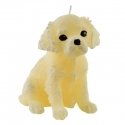 Mondex Candle Figurine ANIMAL DOG SPANIEL 11x14cm pink paraffin