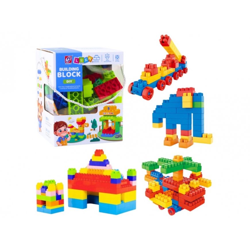 Lean Toys konstruktori komplekt lastele, 100 tk.