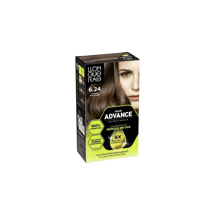 Llongueras COLOR ADVANCE 6,24 - каштановый макдамия 1 шт. – 2