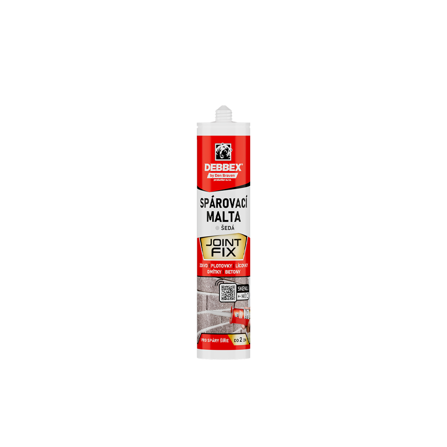 Den Braven Grout JOINT FIX, 310ml, gray