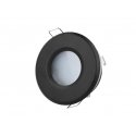 Built-in lamp, MR16/GU10, round, black, hermetic IP44, LED LINE Built-in lamp, MR16/GU10, round, black, hermetic IP44, LED LINE