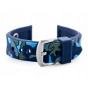 Pacific Rubber Watch Strap U13 - Dark Blue-Camo - 24mm Pacific Rubber Watch Strap U13 - Dark Blue-Camo - 24mm