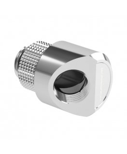 Barrow adapter 45 kraadi G1/4 tolline naissoost ühendus G1/4 tolline isasüntese - pööratav, hõbedane
