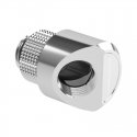 Barrow adapter 45 degree G1/4 inch female to G1/4 inch male - swivel, silver Barrow adapter 45 degree G1/4 inch female to G1/4 inch male - swivel, silver