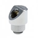 Barrow adapteris 45 grādu G1/4 collu sieviešu savienotājam uz G1/4 collu vīriešu savienotājam - pagriežams, sudraba krāsā Barrow adapteris 45 grādu G1/4 collu sieviešu savienotājam uz G1/4 collu vīriešu savienotājam - pagriežams, sudraba krāsā