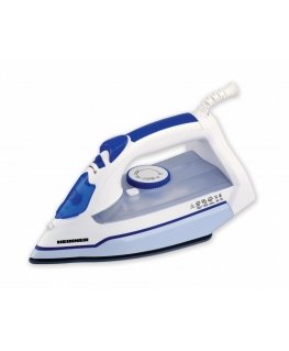 Heinner HSI-2400AQ утюг Утюг для сухой глажки и отпаривания Керамическая подошва 2400 W Синий, Белый