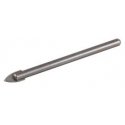 Glass and ceramic tile drill bit, 2 cutting edges, Bahco, round shank, 6mm, carbide Glass and ceramic tile drill bit, 2 cutting edges, Bahco, round shank, 6mm, carbide