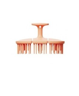 Orange Poniks Blackomb BlissBrush DS309 Antibacterial Hair Massager, Orange