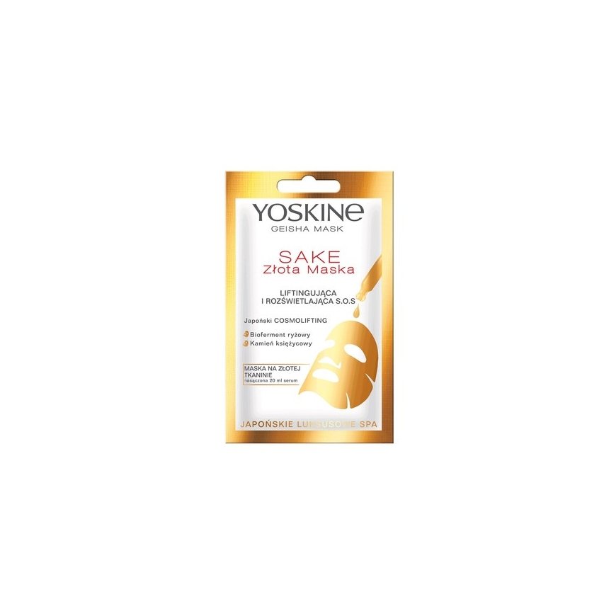Yoskine Geisha Sake Gold Lifting Mask
