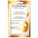 Yoskine Geisha Sake Gold Liftinanti kaukė, stangrinamoji, 20 ml