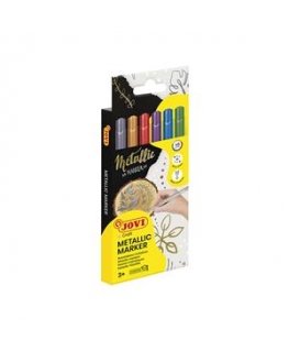JOVI DECOR METALIC Markers, 6 colors.
